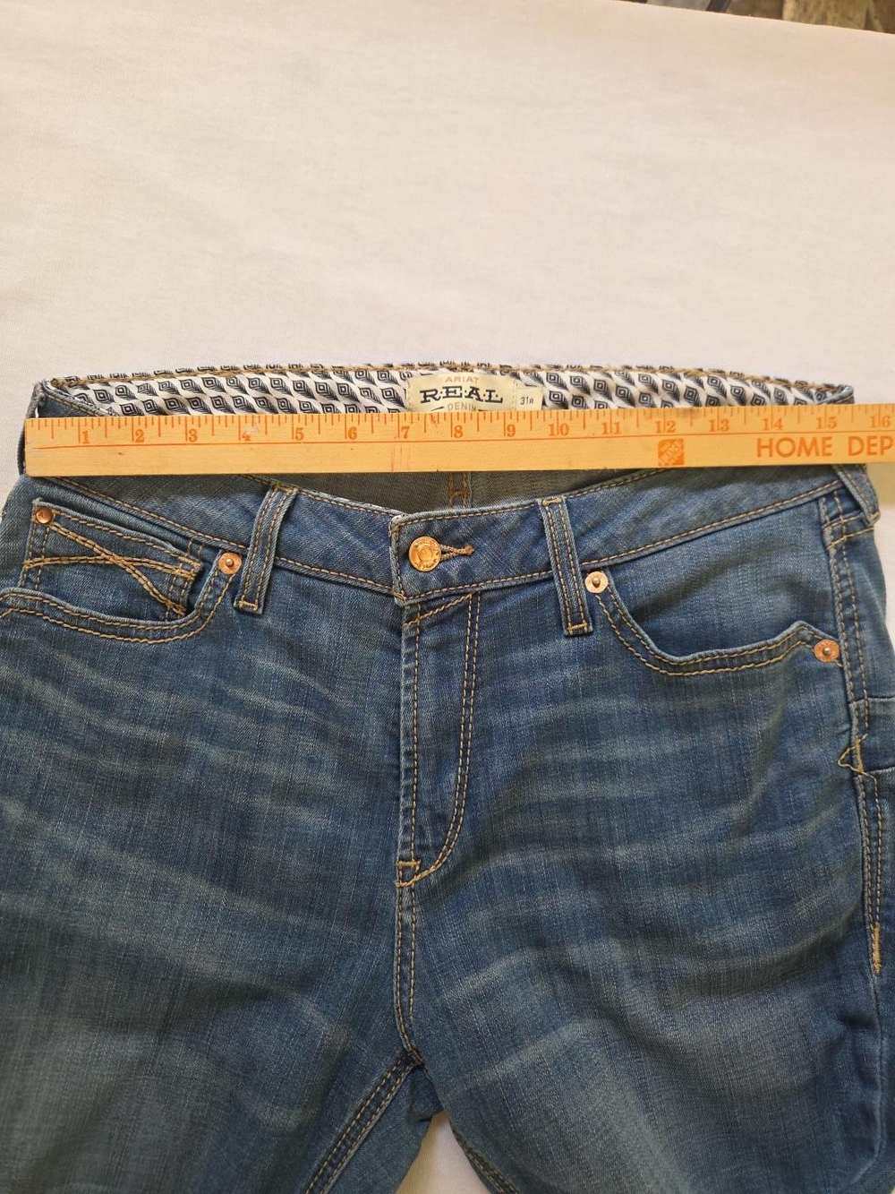 Ariat R.E.A.L. Daniela High Rise Boot Cut Jeans 31R